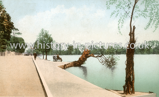 The Eagle Pond, Snaresbrook, London. c.1905